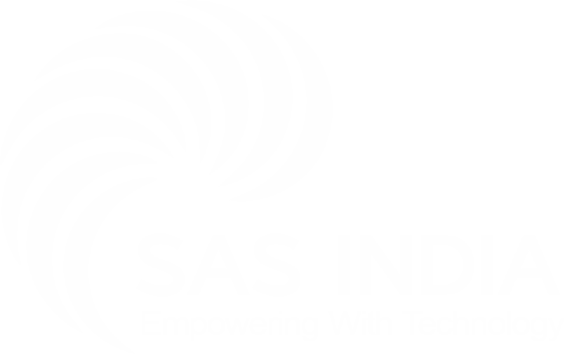 SAS INDIA LOGO NEW White